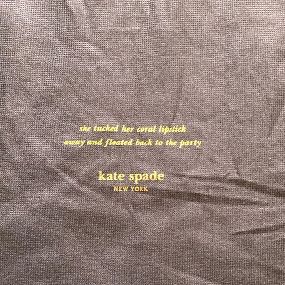 Kate Spade Large Brown Dust Bag Purse Protection Case Slip 27.5” x 19” Like New - Picture 2 of 8